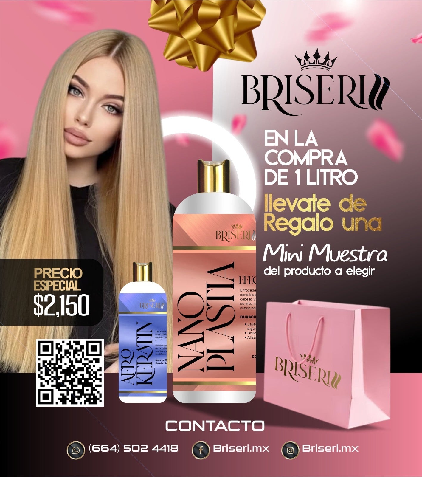 Nanoplastia + 1 mini afro Keratin