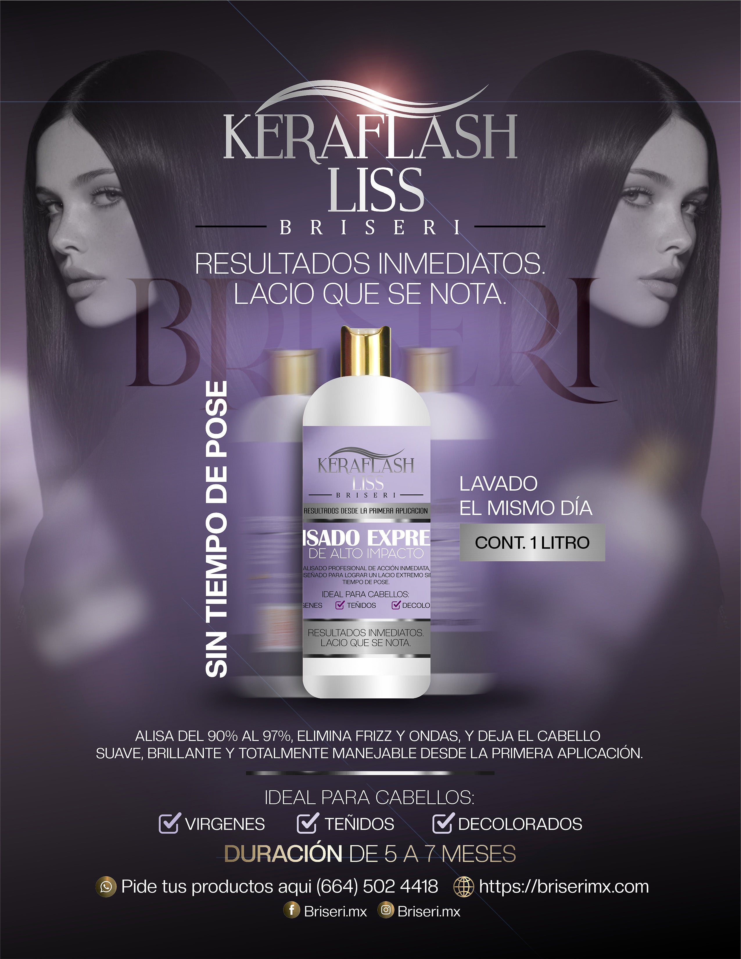 Keraflash liss + muestra mini japonesa