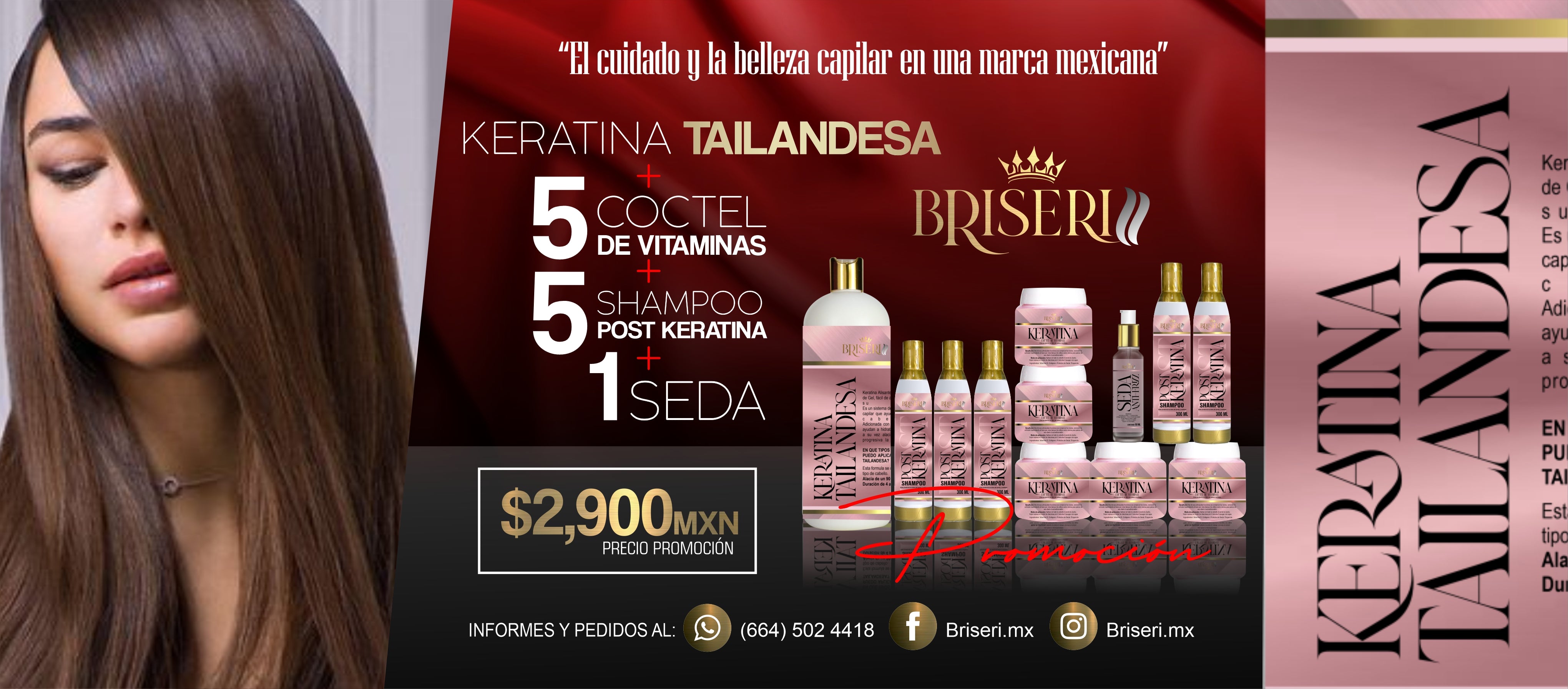 Pack Keratina tailandesa