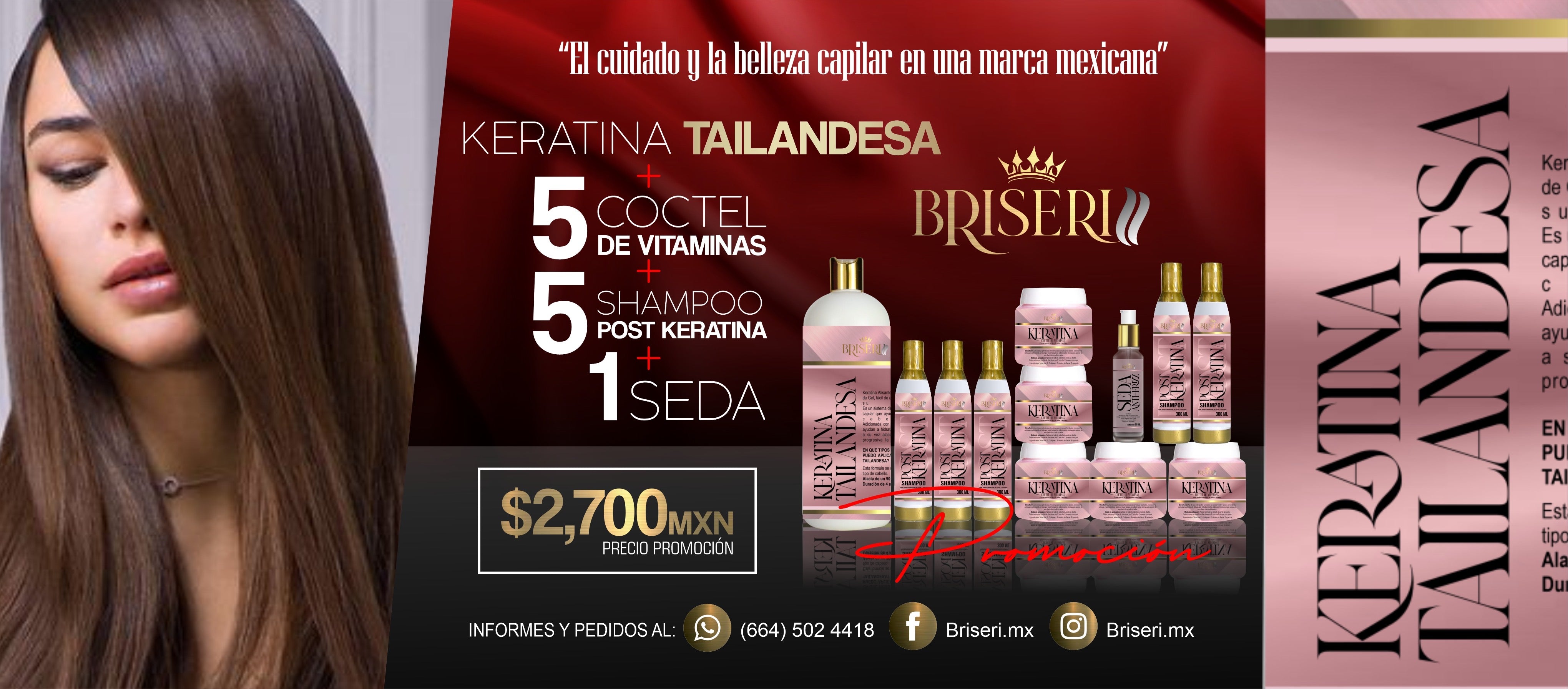 Pack Keratina tailandesa