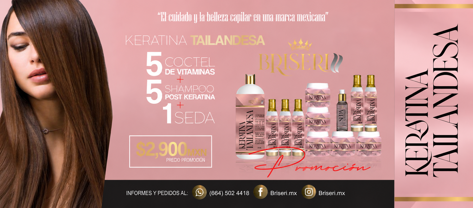 Pack Keratina tailandesa